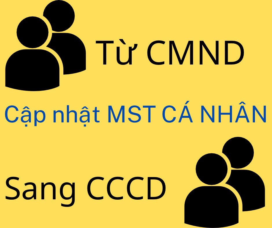 Cập nhật MST từ CMND sang CCCD online